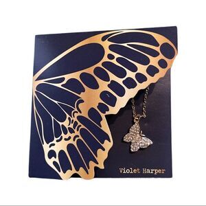 Violet Harper Pave Butterfly Bracelet NWT